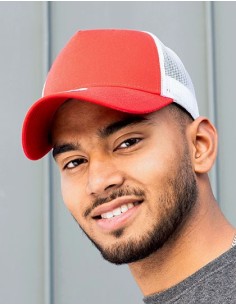 B-7020255-5-Panel Trucker Cap Recycled 2